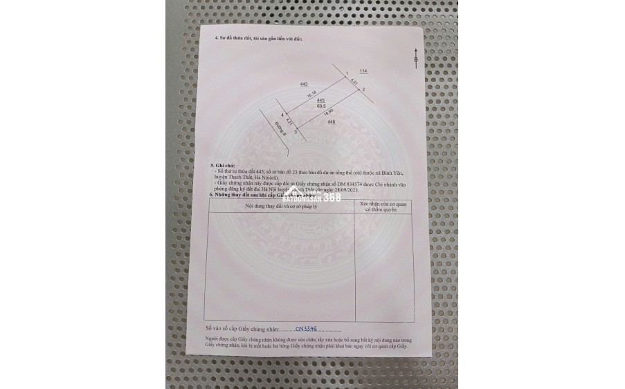 Hơn 1 tỷ sở hữu ngay 70m đất sẵn sổ tại Hạ Bằng gần sát các trường Đại học tại Hòa Lạc.